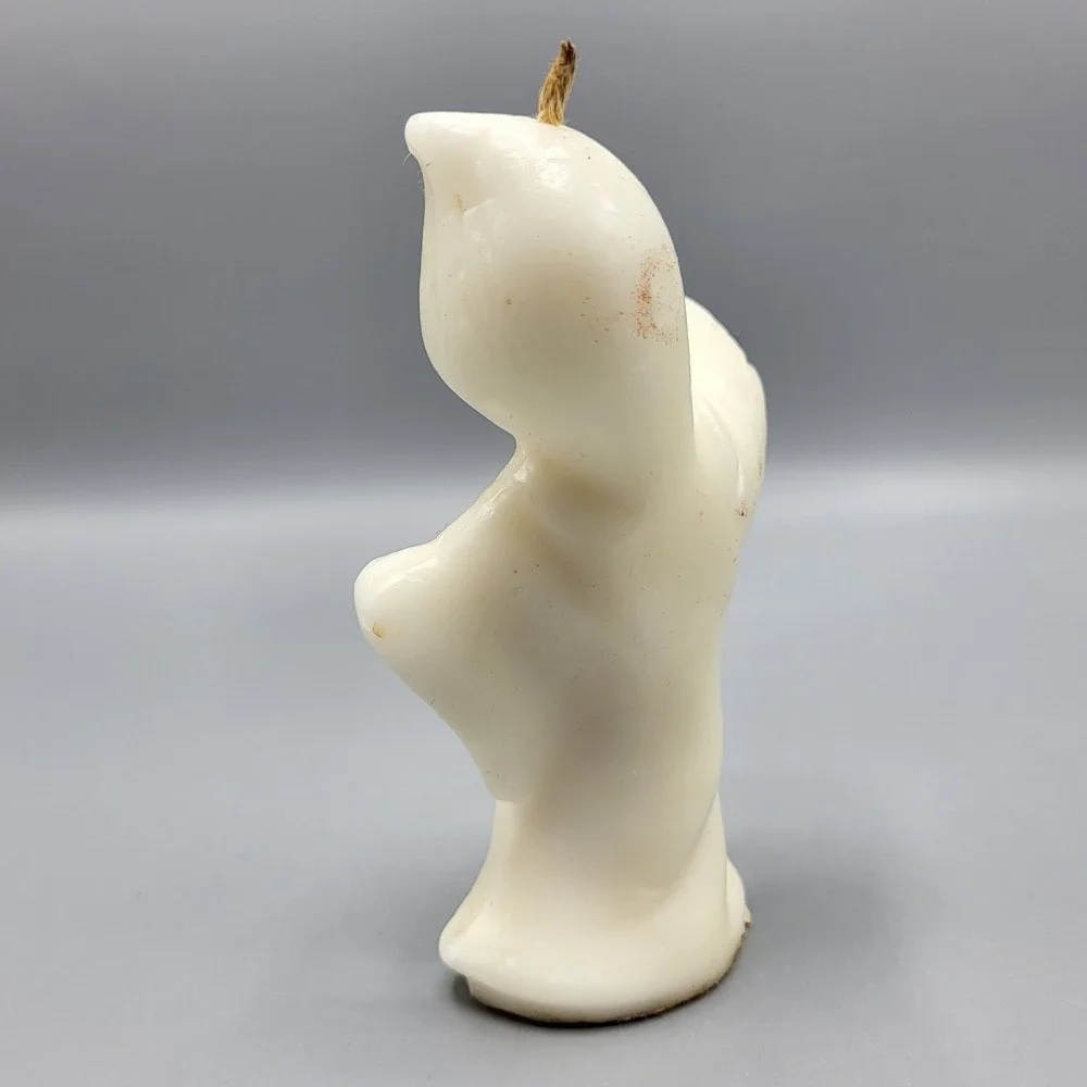 Vintage Gurley Ghost Candle Halloween Spooky Table Decor 5